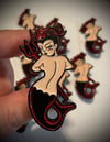 Devil Mermaid Enamel Pin