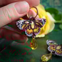 Image 1 of Pendientes| Colgante  Mariposa Monarca 