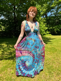 Image 1 of Medium Blue Goddess Dress