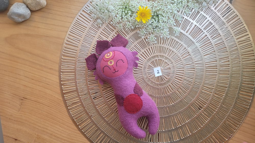 Image of Space Bunny, Space Bean and Mermaid in Purple Shades
