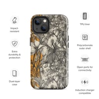 Image 16 of Colorful Trio Botanical Plants Art Nouveau Tough Case for iPhone®