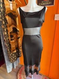 Image 1 of Moschino Peekaboo Sheer Midi Dress M