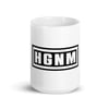 "HGNM" Hollywood God's N Monsters - White glossy mug