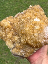 Image 4 of Citrine & Calcite Statement Cluster | Brazil #3038