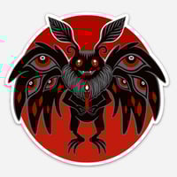 Image 1 of Mothman Wingspread Sticker