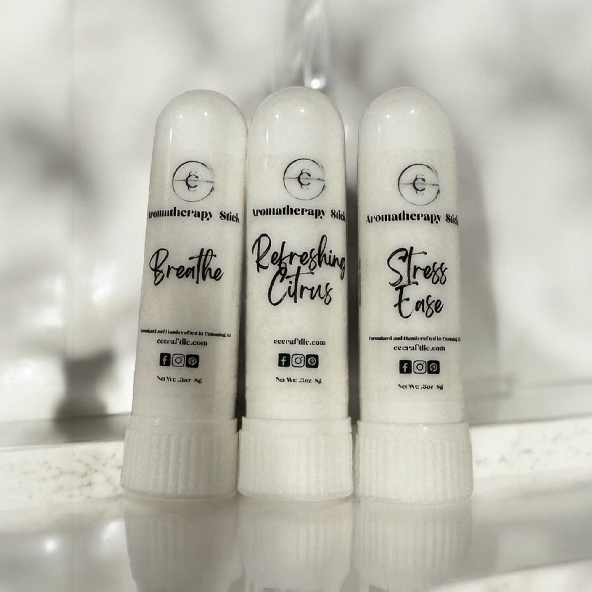 Aromatherapy Organic Essential Oil Inhalers | Casually Creative Crafting