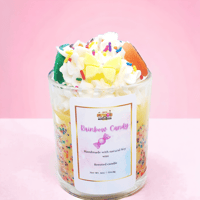 Image 6 of Rainbow Candy Dessert Candle, 8oz Candle