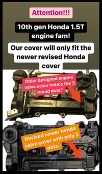 Image 2 of Honda Civic 1.5T(10th/11th Gen) Engine Anniversary Gold Pack.