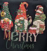 Image 4 of Merry Christmas Gnomes (black)