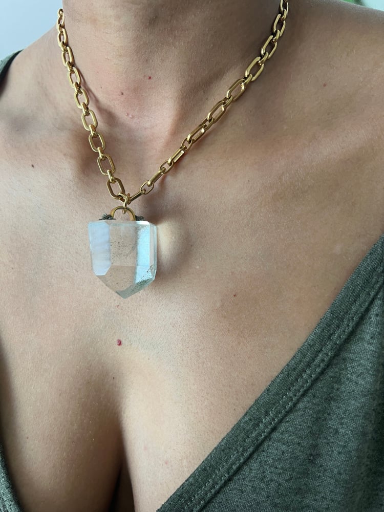 Image of THIQUE • Quartz Nugget Necklace