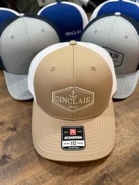 Trucker Cap - Khaki with White Anchor Logo