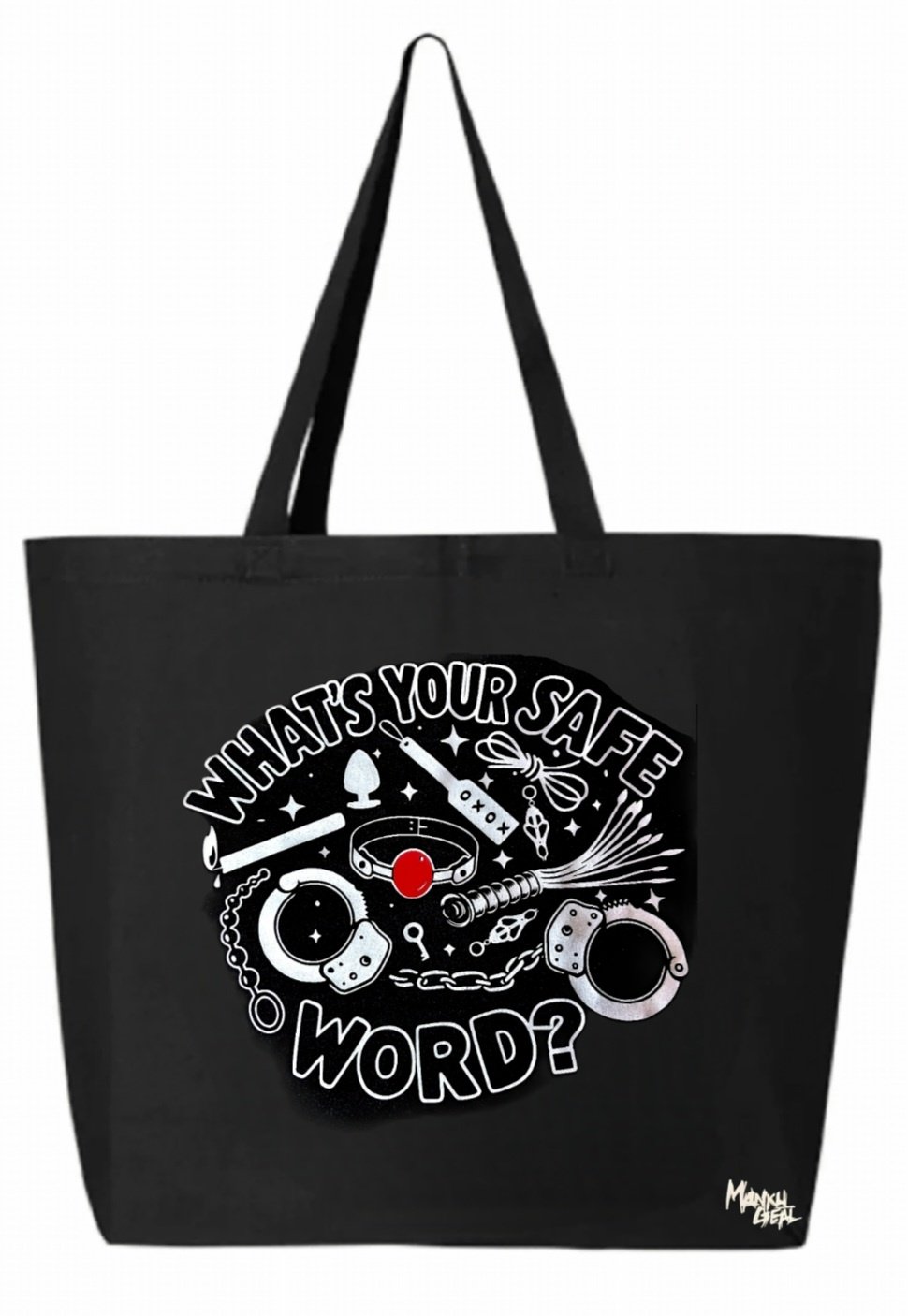 Safe Word Large Tote Bag