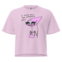 Image 2 of NICE AND STRANGE Women’s heavyweight boxy tee 