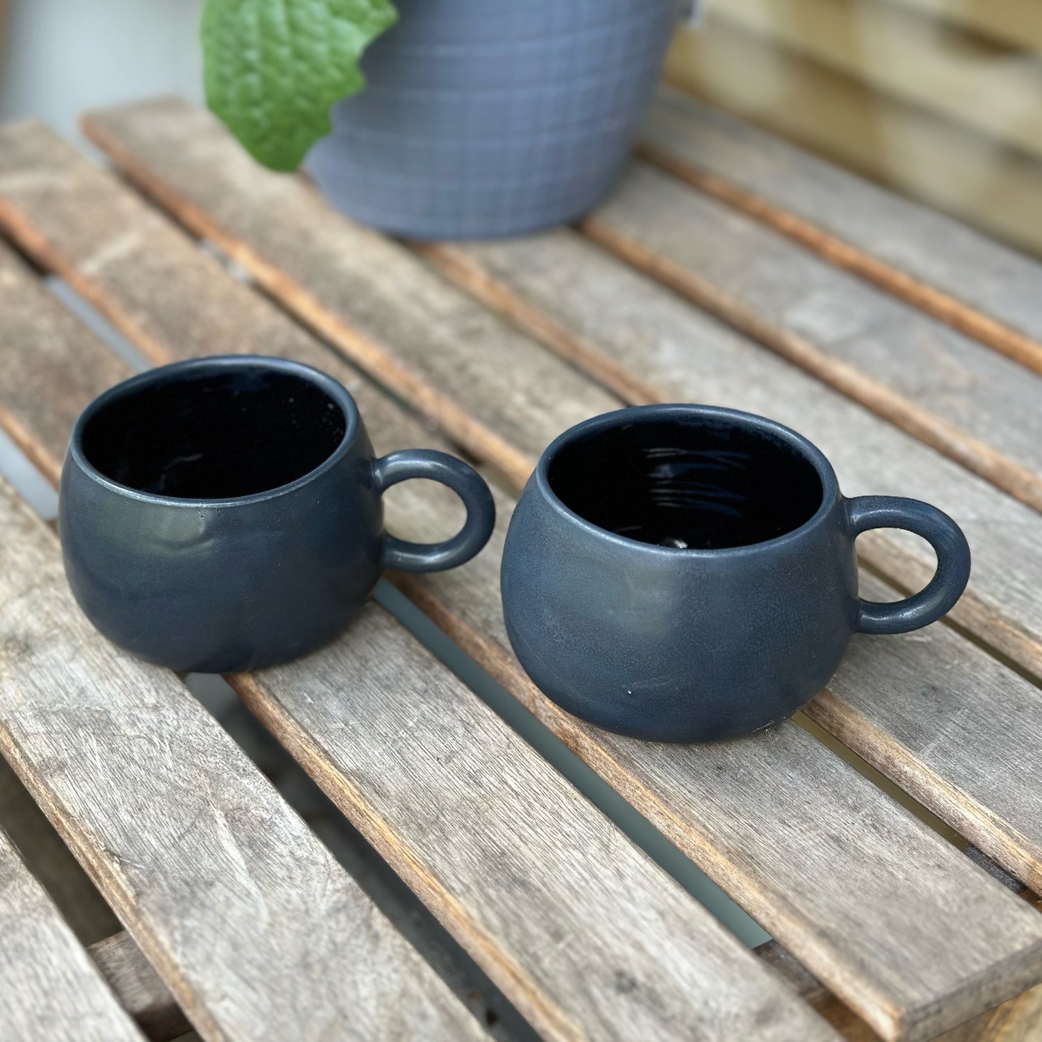 Image of Black Silk Americano/Espresso Mug