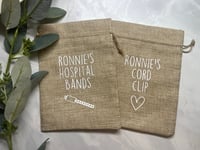 Baby keepsake drawstring bags 
