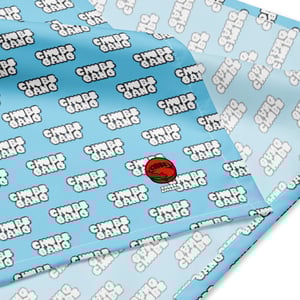 Image of C.H.U.B.B. GANG Designer Scarf - (Columbia Blue)