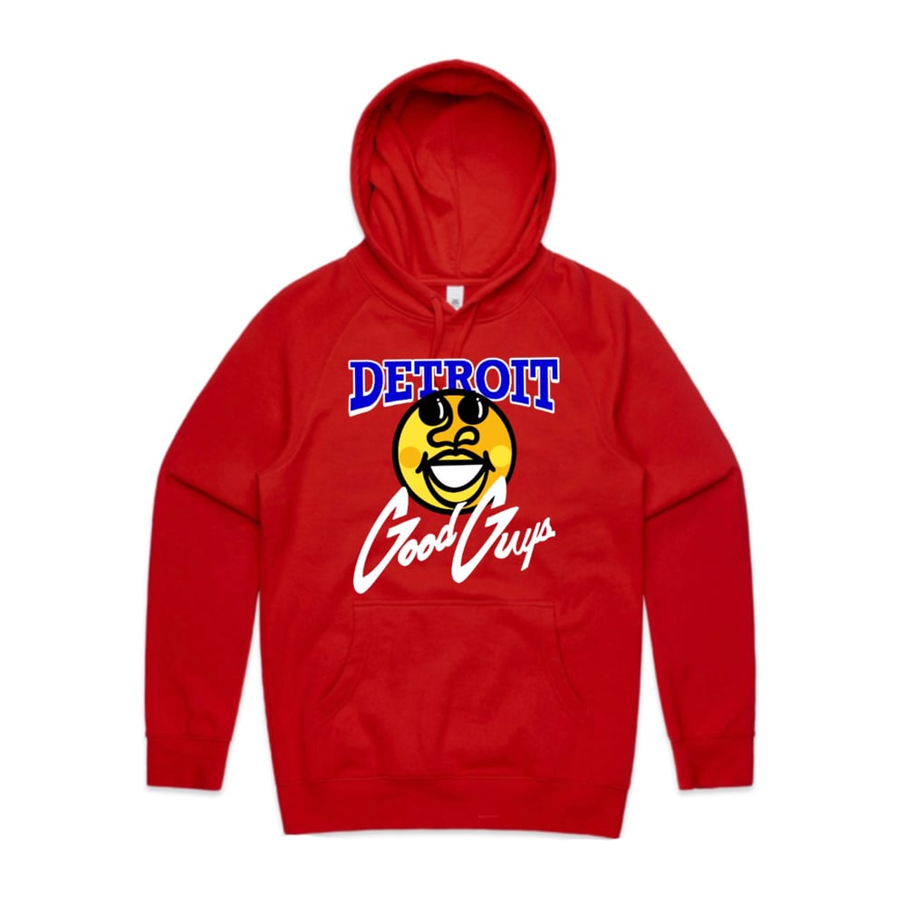 Image of Detroit Good Guys (Red Hoodie) 