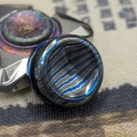 Image 3 of Pre-order Custom Zircuti Button Dish/5S Stripe Blue Polished