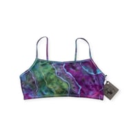 Image 1 of L/XL (40) Bralette in Tropical Geode Ice Dye