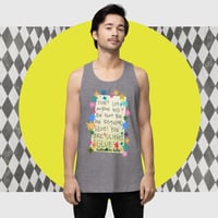 Image 2 of Glitter Glue Men’s premium tank top