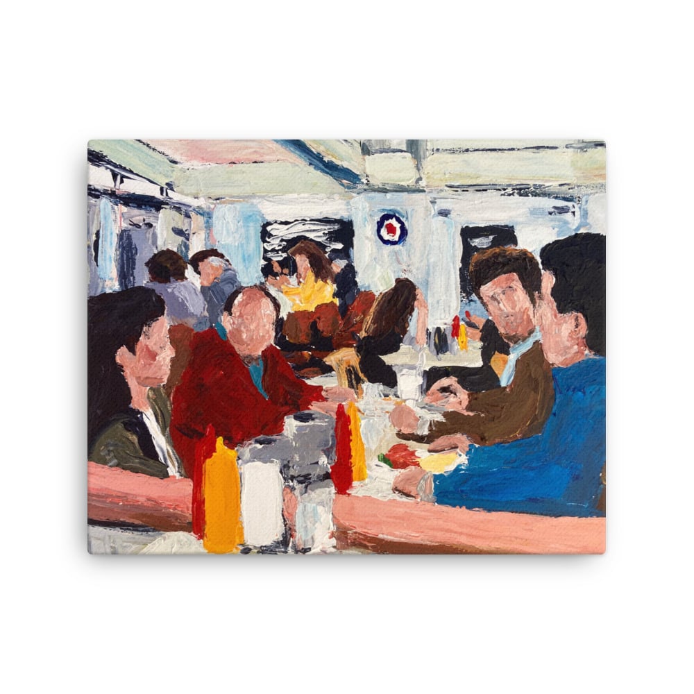 Image of The gang 16” x 20” canvas print