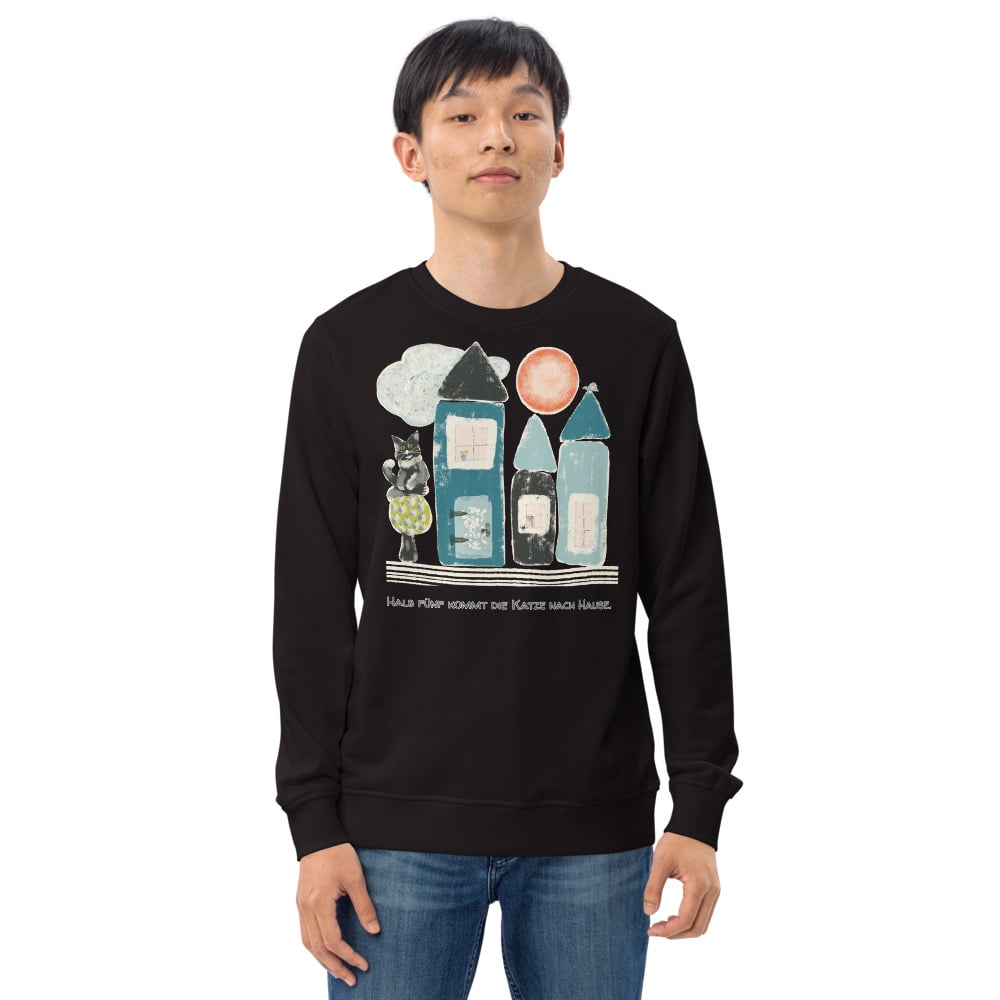 Image of Cozy Cat Homes Unisex organic sweatshirt