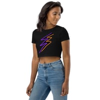Image 2 of Woman's "Time" crop top tshirt