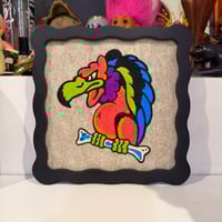 Image 2 of Vulture embroidery.