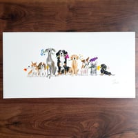 Image 1 of ORIGINAL ARTWORK - Spring Flowers 2026 -  50x25cm