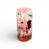 Pink Soccer Player Cup