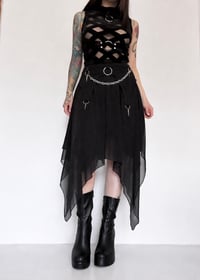 Image 2 of Draped Chain Skirt (made to order)