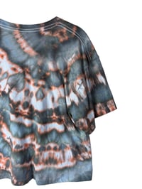 Image 5 of L Crop Tee in Ember Ice Dye 2