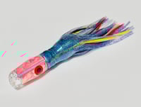 7" REVERSE SCOOP REVERSE TAPER 2 HOLE (PINK RIPPLE)