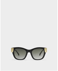 Image 3 of KATIE LOXTON Seychelles Round Cat-Eye Sunglasses