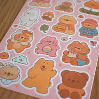 Image 3 of Teddy Bears Sticker Sheet