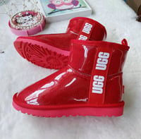 Red Clear U Boots