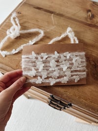 Image 6 of Butterfly tieback - white