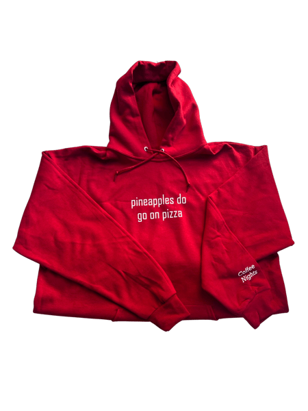 Image of Pineapples Cardinal Red Hoodie