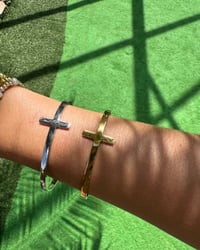 Image 6 of Philippians 4:13 Cross Bracelet | Waterproof