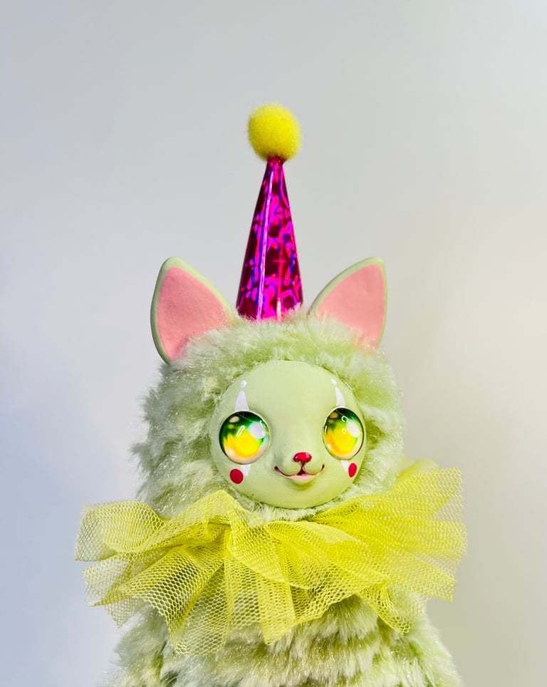 Clown Cat (lime green)