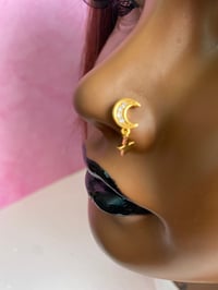 Nose Ring - Moon Star