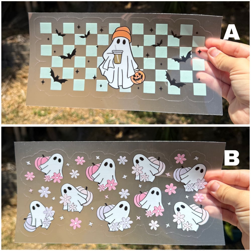 Image of Ghost UV DTF Wrap