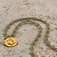 Image 1 of Solid Gold Turtle Necklace