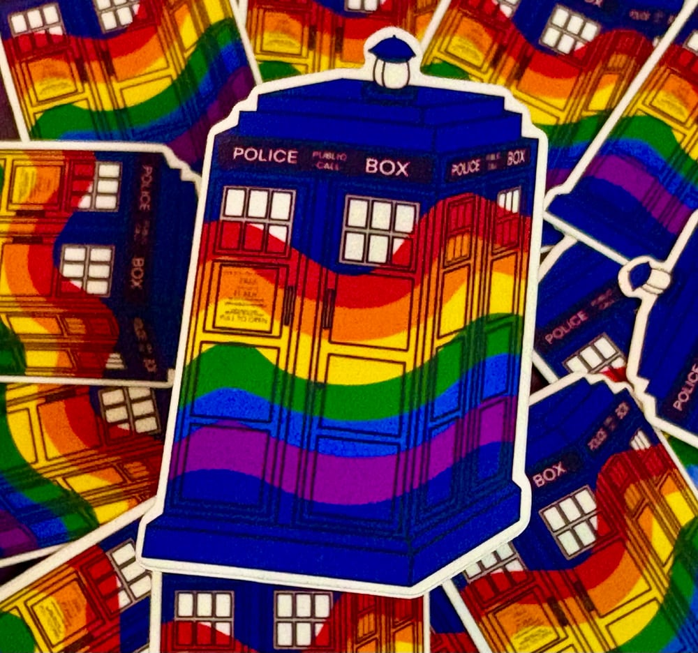 Image of 6 Color Pride Tardis