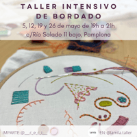 Taller intensivo de bordado (4 sesiones)