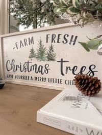 Image 1 of Farm Fresh Trees Sign