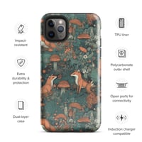 Image 6 of Boho Nature Cottagecore Inspired Fox Among Mushrooms Tough Case for iPhone®