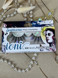 Image 2 of SAGITTARIUS wispy long spikey faux mink eyelashes 