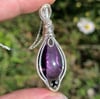 Trapiche Amethyst in Sterling
