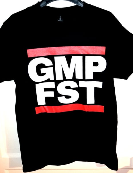 Image of Gimp Fist GMP FST t shirt. 